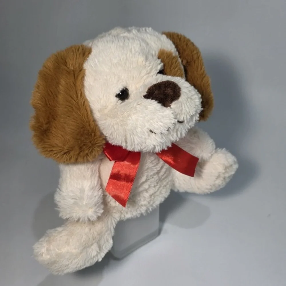 Dan‎ Dee Puppy Hand Puppet Floppy Ear Plush Stuff Dog 9 in